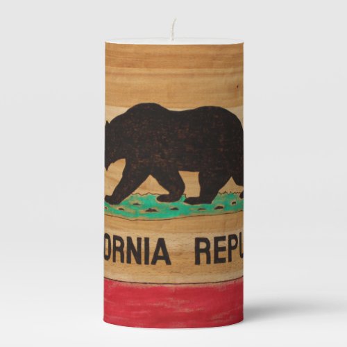 Great California Republic Candle Pillar Candle