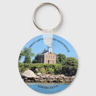 Great Captain Island Lighthouse, CT Keyring
