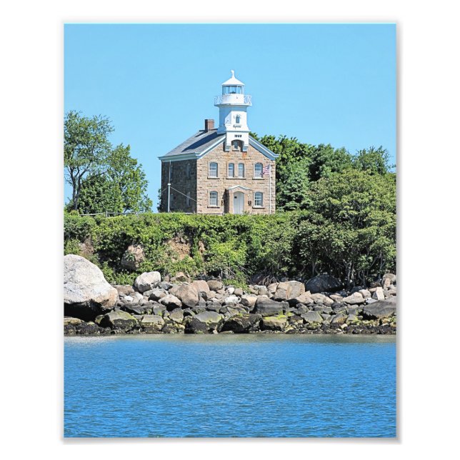Great Captain Island Lighthouse, CT Photo Print (Front)