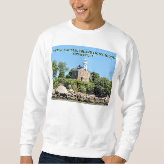 Great Captain Island Lighthouse, CT Sweatshirt