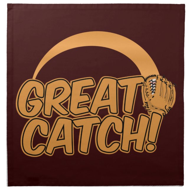 GREAT CATCH! cloth napkins (Front)