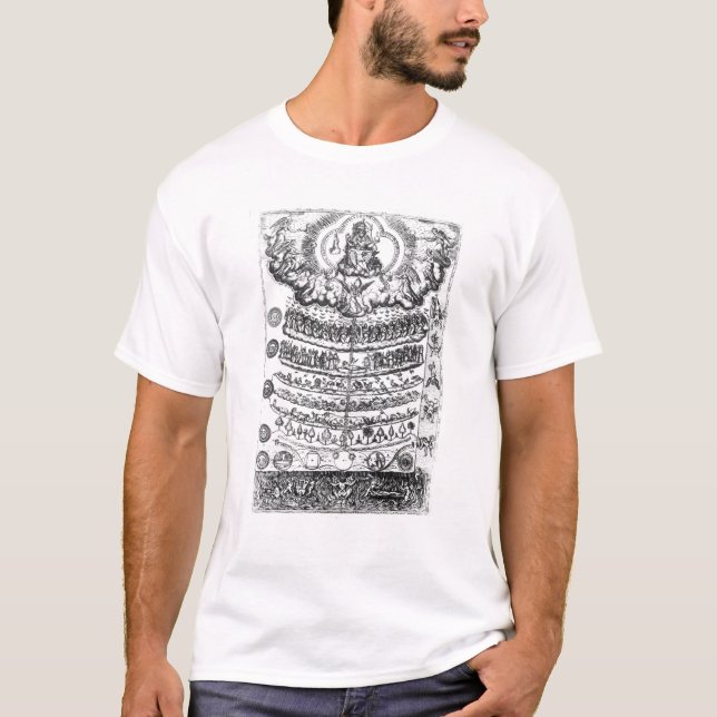 Great Chain of Being from 'Retorica Christiana' T-Shirt (Front)