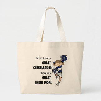 Great Cheer Mom-brown Large Tote Bag