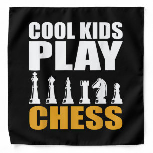 Great Chess Kids Chess Piece Girls Boys Bandana