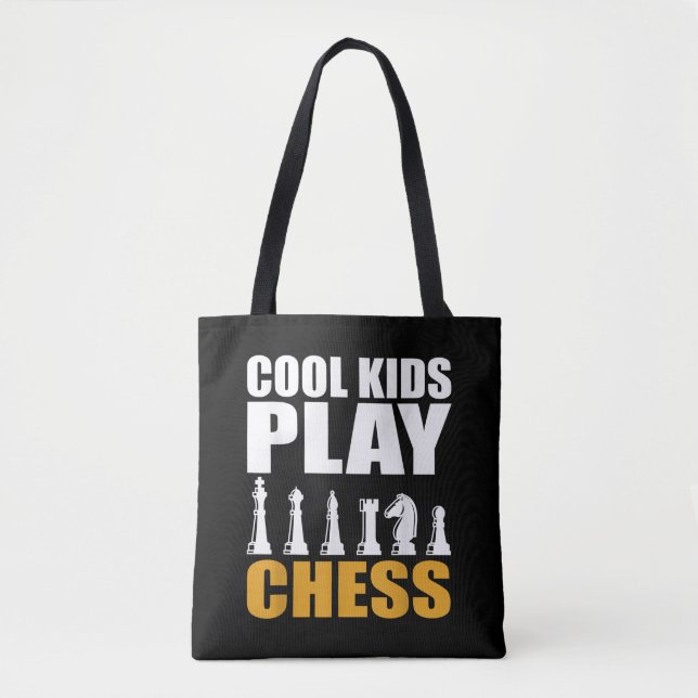 Great Chess Kids Chess Piece Girls Boys Tote Bag (Front)