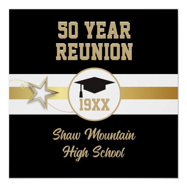 Great Choice! Any year Class Reunion Glossy Poster (Front)