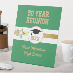 Great Choice! Any year Class Reunion Pedestal Sign