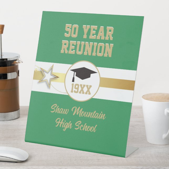 Great Choice! Any year Class Reunion Pedestal Sign (In SItu)