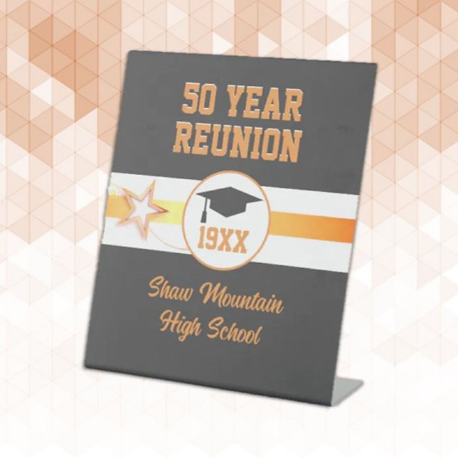 Great Choice! Any year Class Reunion Pedestal Sign (Creator Uploaded)
