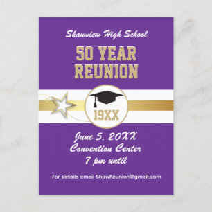 Great Choice! Class Reunion Invite Postcard