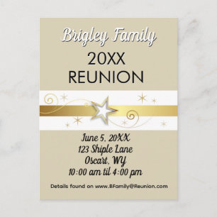 Great Choice! Family Reunion Invite Postcard
