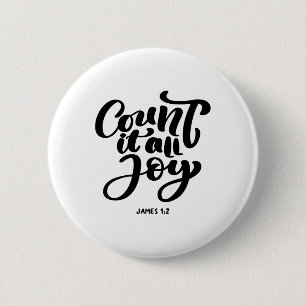 Great Christian count It All Joy Button