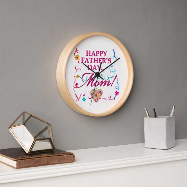 Great Clock for a Single Mom Kitchen (Office)