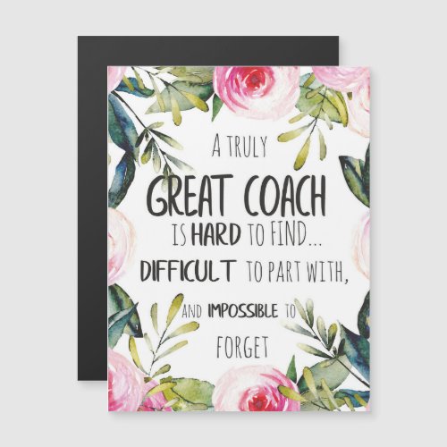 Great Coach typography Office decor Coach gift