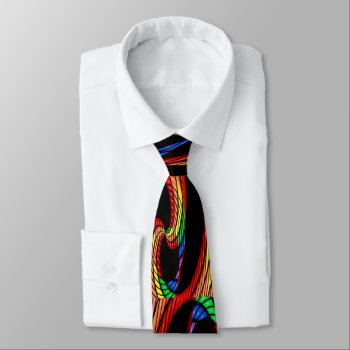Great Color Swirls Neck Tie by ZAGHOO at Zazzle