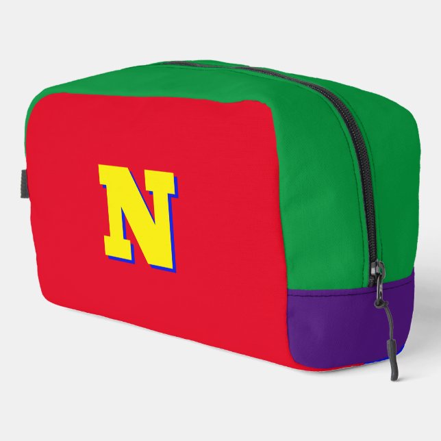 Great Colors Monogramed Duffle Bag (Right Corner)