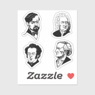 Great composers - set 8 - sticker