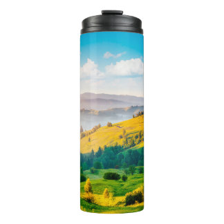 Great countryside landscape in morning light. Loca Thermal Tumbler