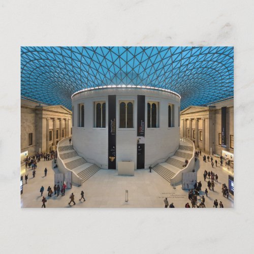 Great Court of the British Museum in London UK Postcard