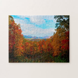 Great Creek  Smoky Mountains. Jigsaw Puzzle