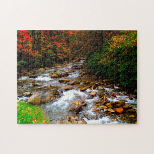 Great Creek Smoky Mountains. Jigsaw Puzzle