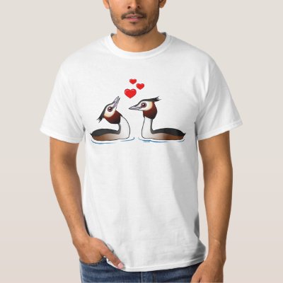 Great Crested Grebes in Love T-Shirt