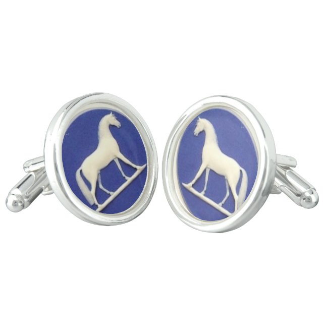 Great Cuff links based on 1800's Wedgwood/Stubbs (Angled)