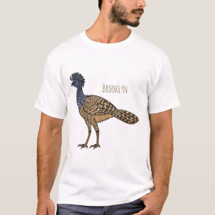 Great curassow bird cartoon illustration T-Shirt