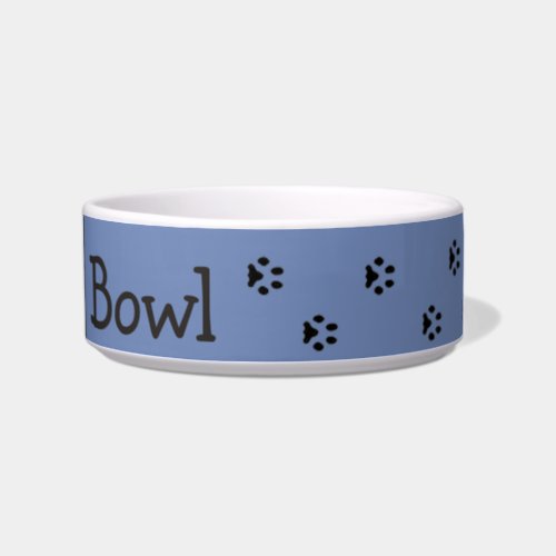 Great custom pet gift for dog or cat owners bowl
