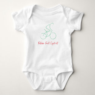 Great cyclers template design, custom template baby bodysuit