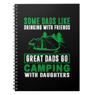 Great Dads Camping With Daughters Notebook