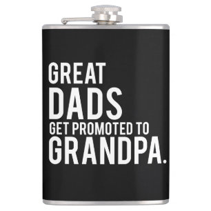 Great Dads Get Promoted to Grandpa Flask