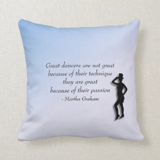 Great Dancer Motivational Pillow