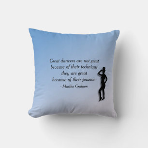 Great Dancer Motivational Pillow