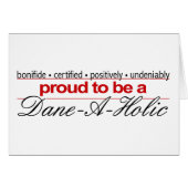 Great Dane-A-Holic (Front Horizontal)