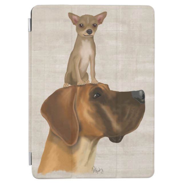 Great Dane and Chihuahua 2 iPad Air Cover (Front)