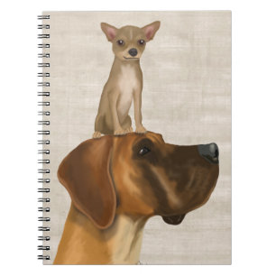 Great Dane and Chihuahua 2 Notebook