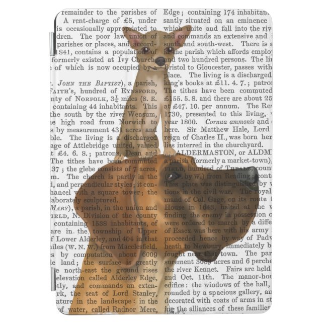 Great Dane and Chihuahua iPad Air Cover (Front)