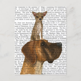 Great Dane and Chihuahua Postcard
