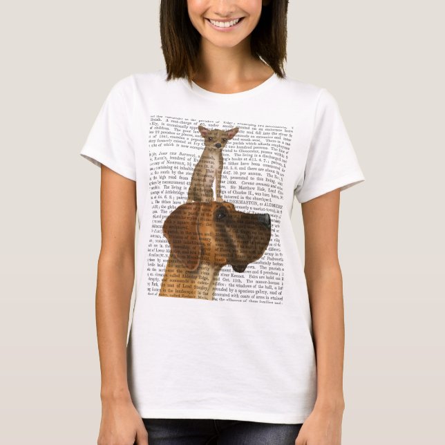 Great Dane and Chihuahua T-Shirt (Front)