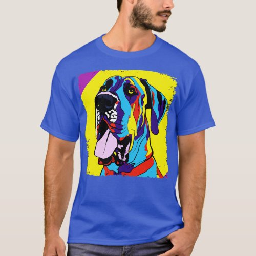 Great Dane Art Dog Lover Gifts 1 T_Shirt