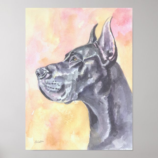 Great Dane Art Print (Front)