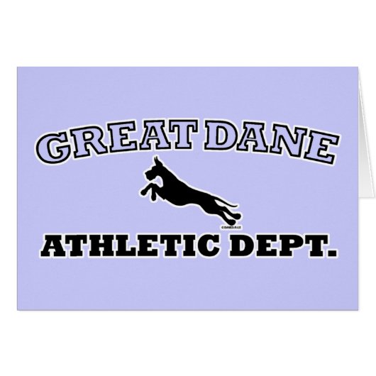 Great Dane Athletics Cards (Front Horizontal)