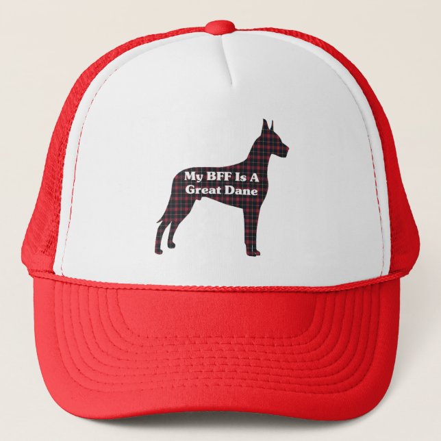 Great Dane BFF Trucker Hat (Front)