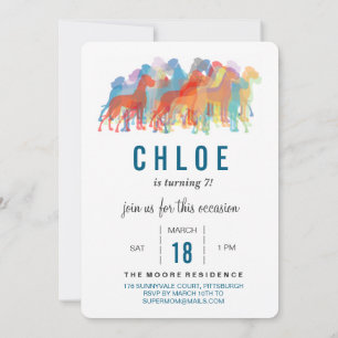 Great Dane Birthday Invitation