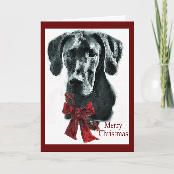 christmas great dane