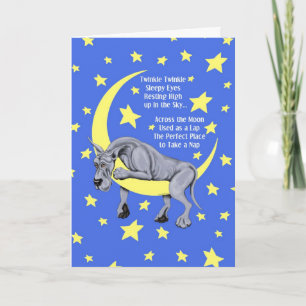 Great Dane Blue Twinkle Card