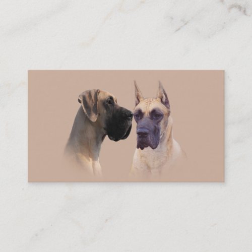 Great Dane Breeder Business Card