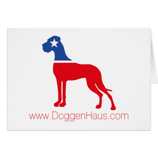 Great Dane breeder identity Cards (Front Horizontal)