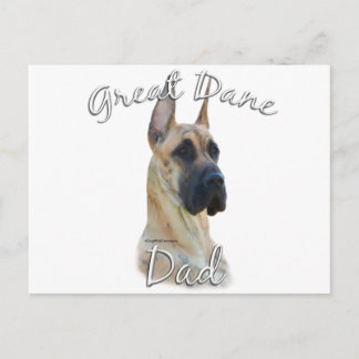 Great Dane (brindle) Mom 2 Postcard